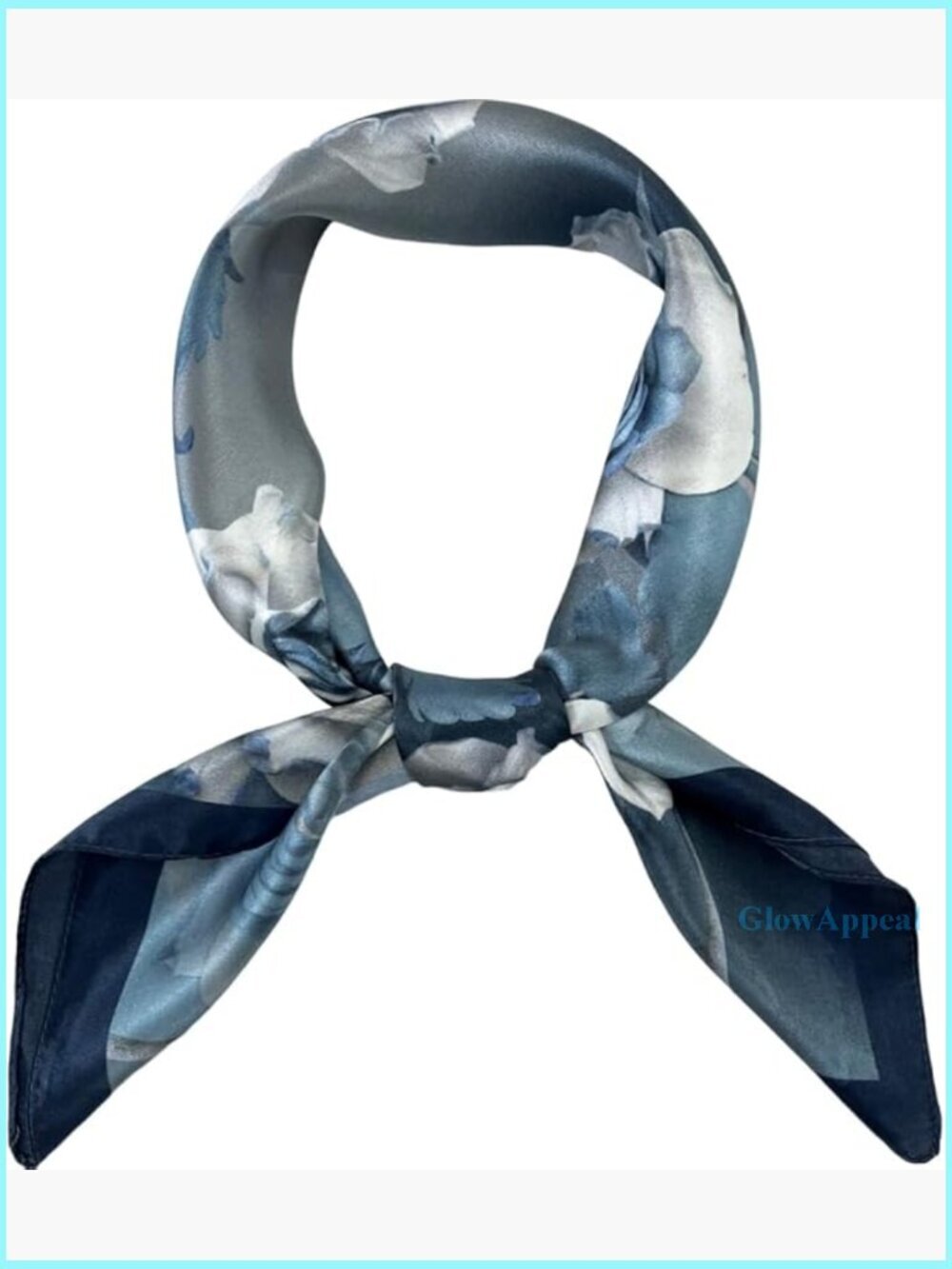27" Square 100% Mulberry Silk Scarf for Hair Neck Accessory Gift